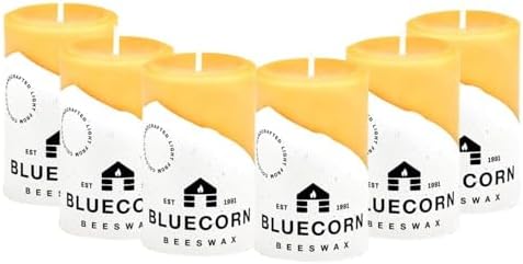 Bluecorn Beeswax Pillar 2x3