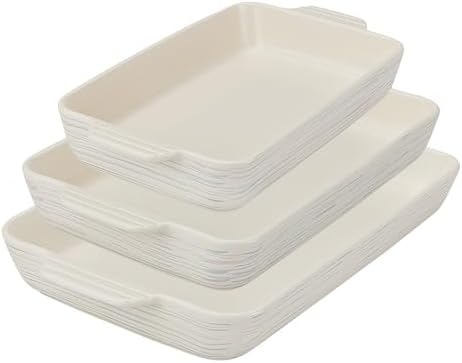 3-Piece Ceramic Bakeware Set