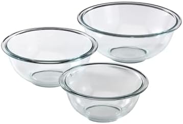 Essentials Glass Mixing Bowls Set